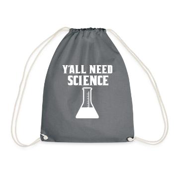 Scientist Physicist Chemist Teacher - Drawstring Bag - grey - Front