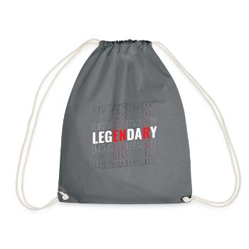 Culturisme légendaire Musculation Fitness - Sac de sport léger - gris - Devant