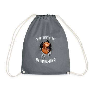 Mein Ungarisch Ist Perfekt Für Alle Hundebesitzer - Turnbeutel - Grau - Vorne