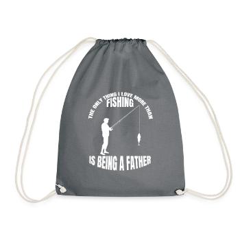 Pêche Hameçons Pêche Pêche Pêche Pêche - Sac de sport léger - gris - Devant