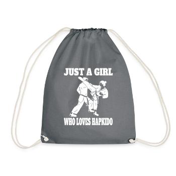 Hapkido Fille Arts Martiaux Arts Martiaux Mme Aïkido - Sac de sport léger - gris - Devant
