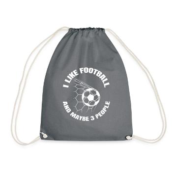 Football Football coach Footballer Footballer - Drawstring Bag - grey - Front