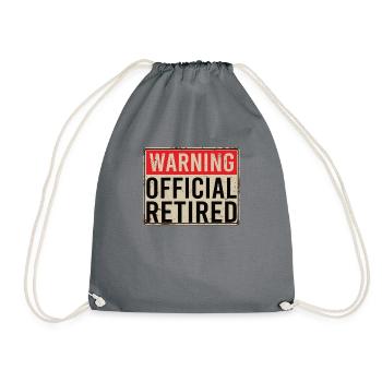 La retraite n’est plus mon problème que les hommes quittent - Sac de sport léger - gris - Devant
