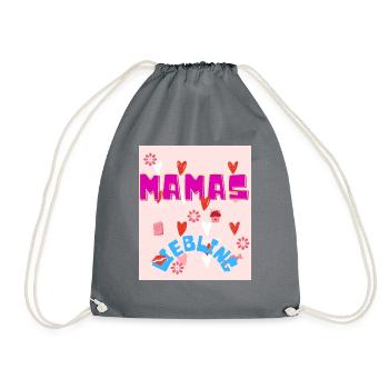 Mamas Liebling - Turnbeutel - Grau - Vorne