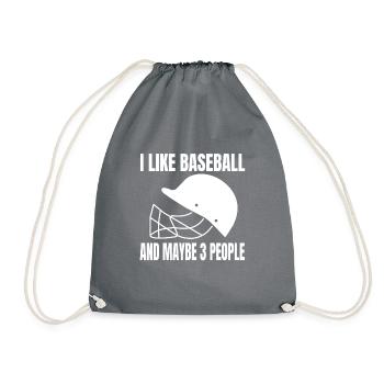 Cadeau de baseball Baseball Lovers Jeu de baseball - Sac de sport léger - gris - Devant