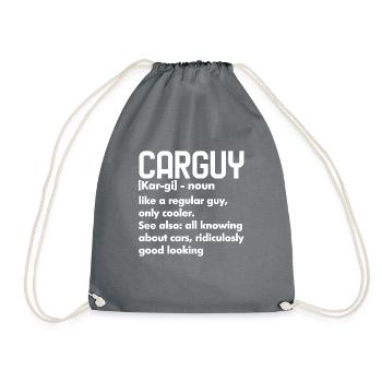 Carguy Beschreibung - Turnbeutel - Grau - Vorne