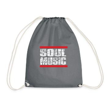 Soul Musik Vintage Musikliebhaber Black Music Küns - Turnbeutel - Grau - Vorne