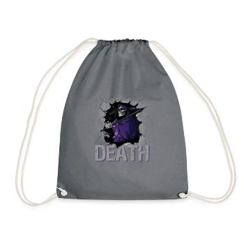 Halloween Ghost Spooky Evil Wait a Couple - Drawstring Bag - grey - Front