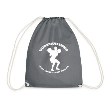 Bodybuilder Fitness Muscle Force Training Athlètes - Sac de sport léger - gris - Devant