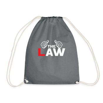 Gardener Lawn Mower Garden Lovers The Law - Drawstring Bag - grey - Front