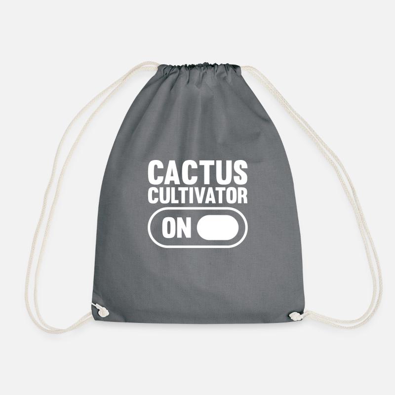 Cactus Jardin Cactus - Sac de sport léger - gris