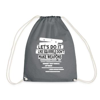 blague hippie oiseau paix géniale pour paris anti guerre - Sac de sport léger - gris - Devant