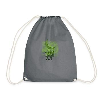 Deux squelettes sont assis sur une balançoire et - Sac de sport léger - gris - Devant