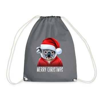 Joyeux Noël Koala - Sac de sport léger - gris - Devant