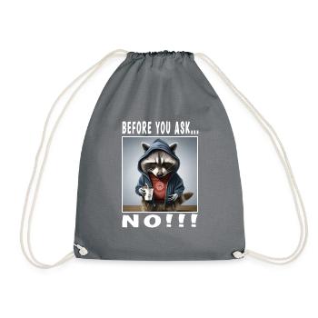 Avant de demander non - Sac de sport léger - gris - Devant