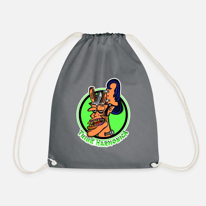 Harmonica style Rat Fink harmoniciste - Sac de sport léger - gris