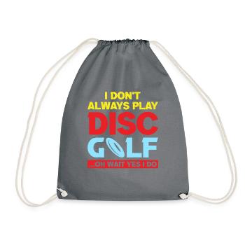 Disc Golf Frisbee Golf pour hommes et femmes - Sac de sport léger - gris - Devant