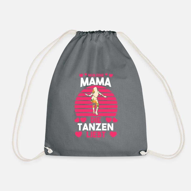Tanzen Party Mutter Mama Musik Tänzer - Turnbeutel - Grau