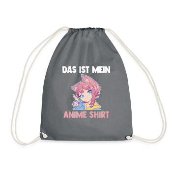 Anime - Turnbeutel - Grau - Vorne