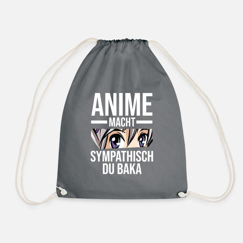 Anime - Turnbeutel - Grau