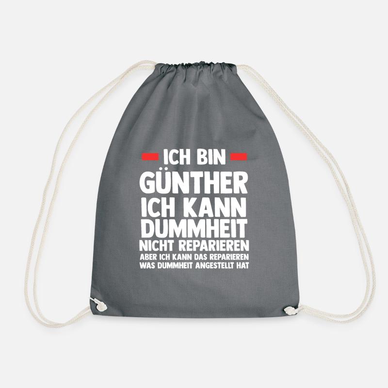 Günther - Turnbeutel - Grau