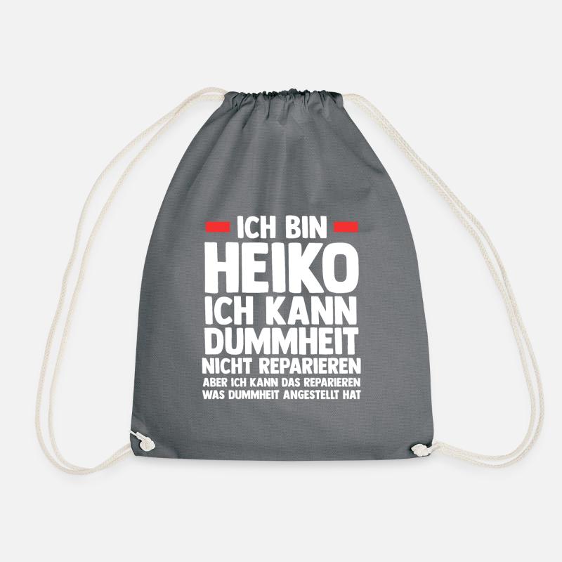 Heiko - Turnbeutel - Grau