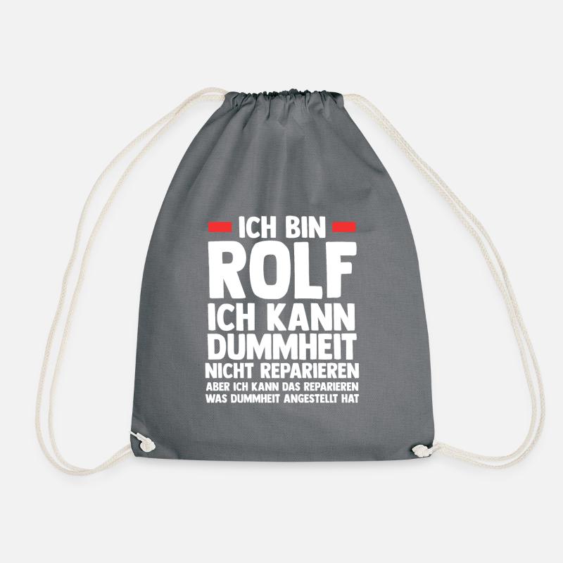 Rolf - Turnbeutel - Grau