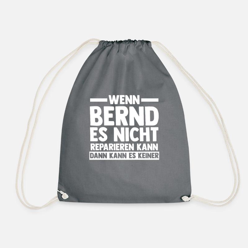 Bernd - Turnbeutel - Grau