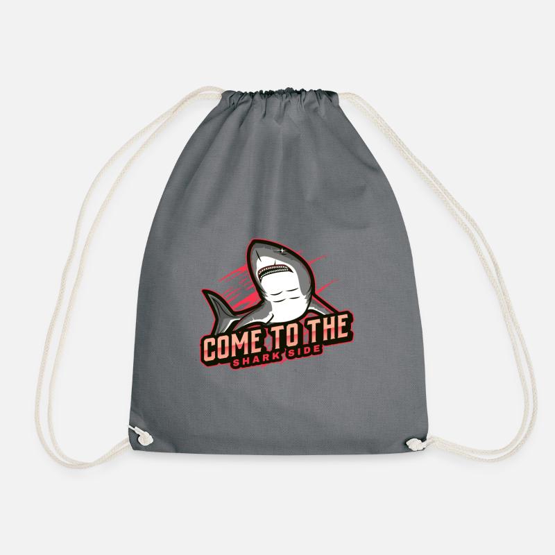 come to the shark side - Turnbeutel - Grau