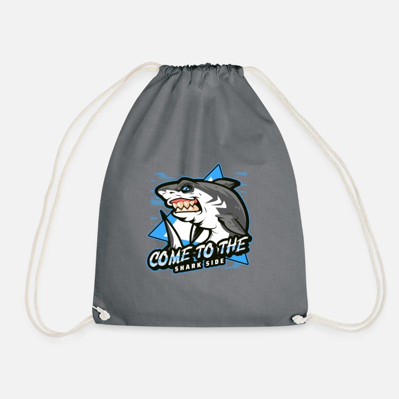 come to the shark side - Turnbeutel - Grau