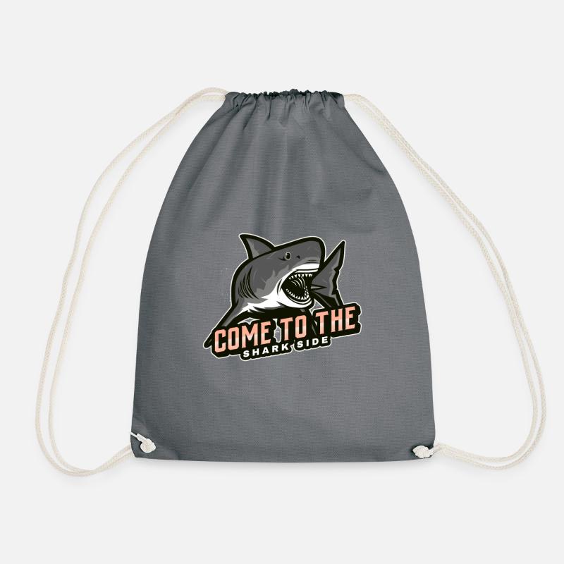 come to the shark side - Turnbeutel - Grau