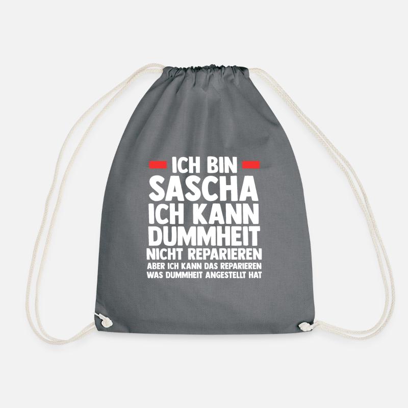 Sascha - Turnbeutel - Grau