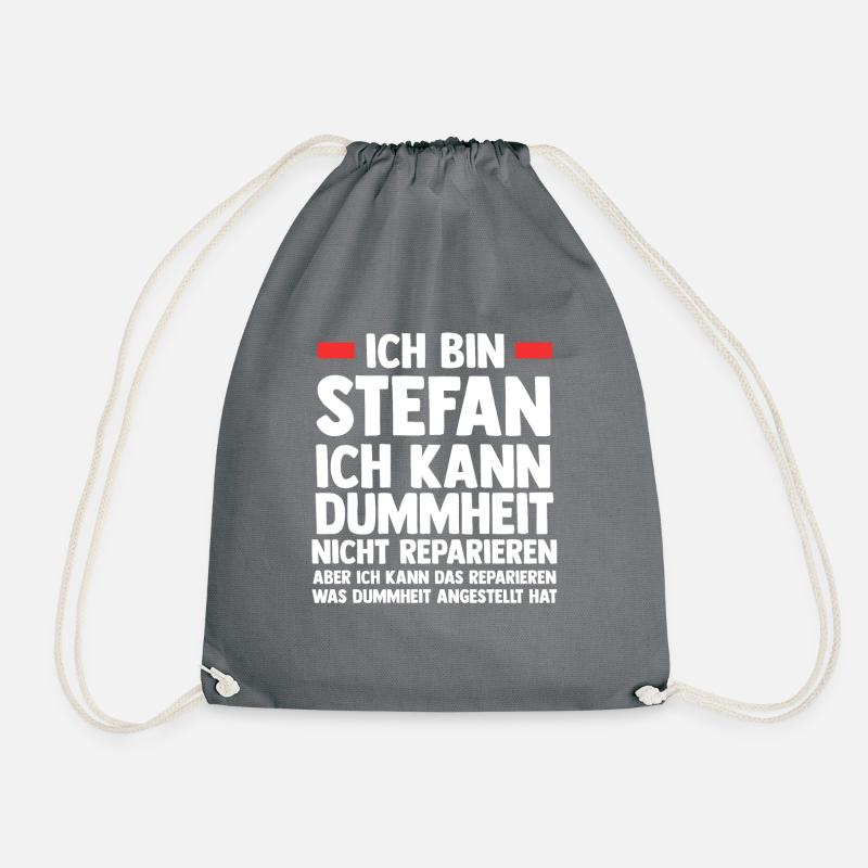 Stefan - Turnbeutel - Grau