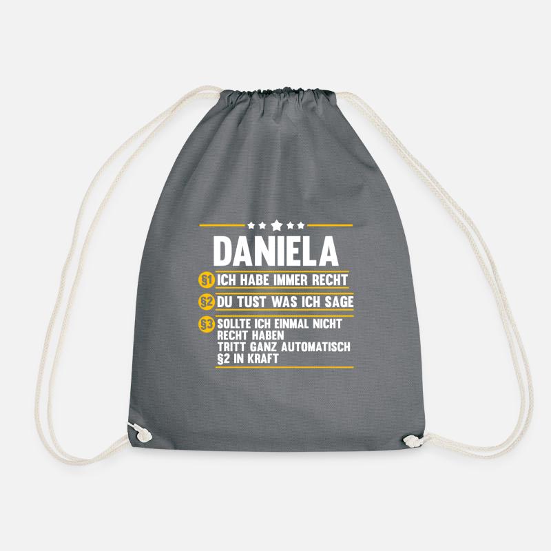 Daniela - Turnbeutel - Grau