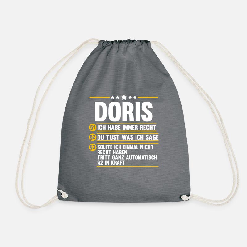 Doris - Turnbeutel - Grau