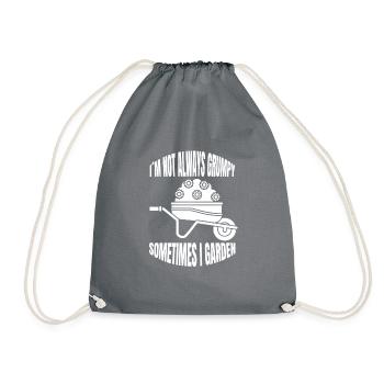 Gardener Garden Gardening Hobby Gardener Nursery - Drawstring Bag - grey - Front