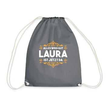 Laura - Turnbeutel - Grau - Vorne