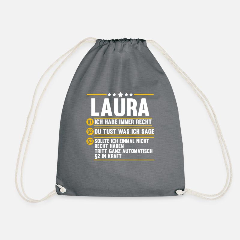 Laura - Turnbeutel - Grau