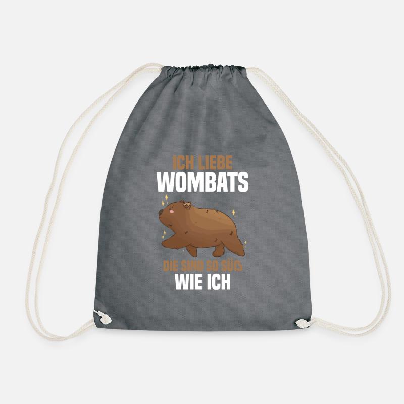 Wombat - Turnbeutel - Grau