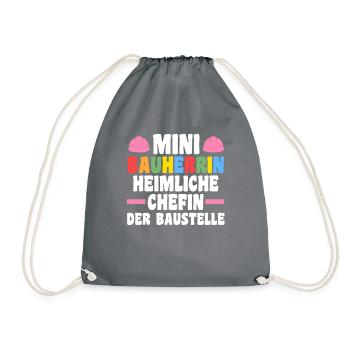 Bauherrin - Turnbeutel - Grau - Vorne