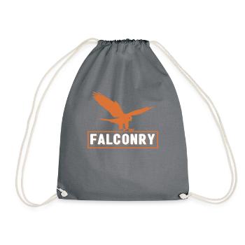 Falconer Falconry Falcon Ornithology Falcon - Turnbeutel - Grau - Vorne