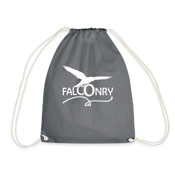 Falconer Falconry Falcon Ornithology Falcon - Turnbeutel - Grau - Vorne