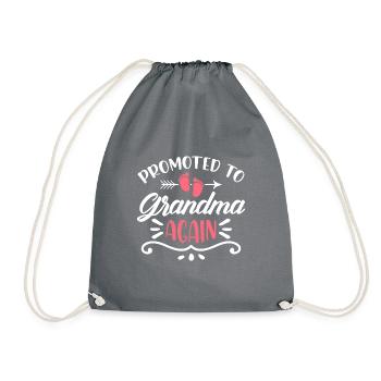 Mamie 2023 Annonce Grossesse Grand-mère - Sac de sport léger - gris - Devant