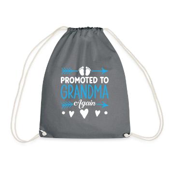 Mamie 2023 Annonce Grossesse Grand-mère - Sac de sport léger - gris - Devant