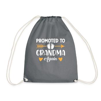 Mamie 2023 Annonce Grossesse Grand-mère - Sac de sport léger - gris - Devant