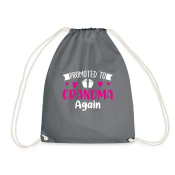 Mamie 2023 Annonce Grossesse Grand-mère - Sac de sport léger - gris - Devant