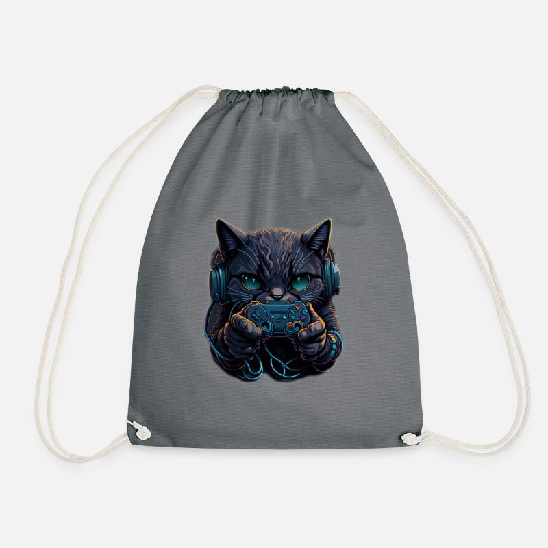 Chat de jeu - Sac de sport léger - gris