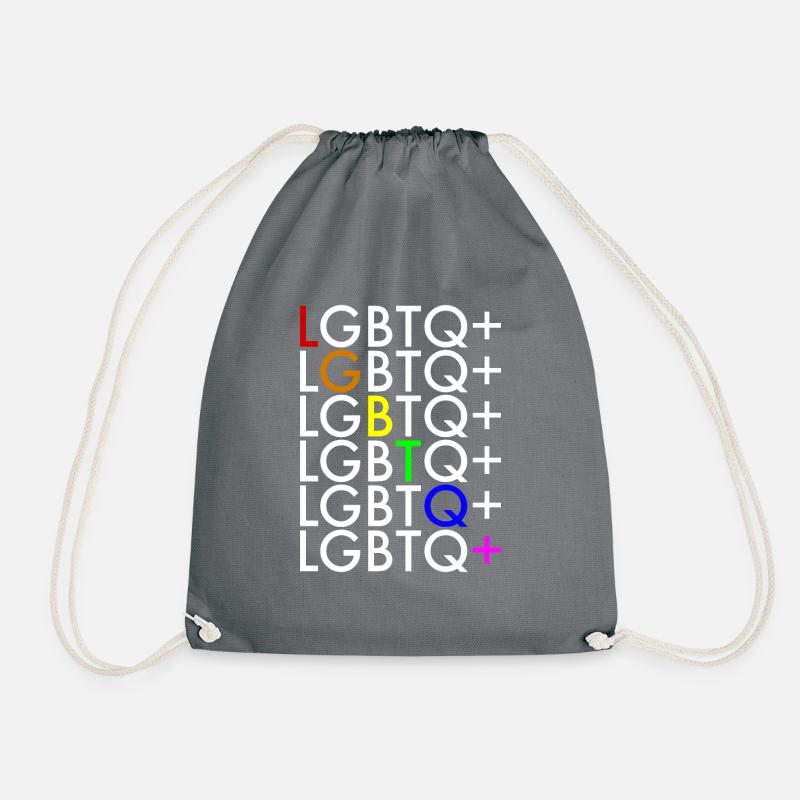 LGBTQ+ - Turnbeutel - Grau