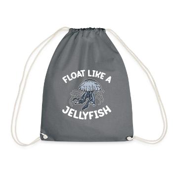 Méduses Méduses Ocean Sea Life Motif - Sac de sport léger - gris - Devant