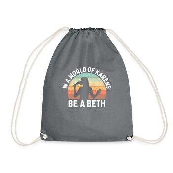 Un monde plein de Karens est une Beth pour les femmes - Sac de sport léger - gris - Devant